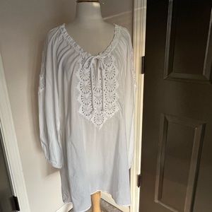 J Crew camisole white cotton XL